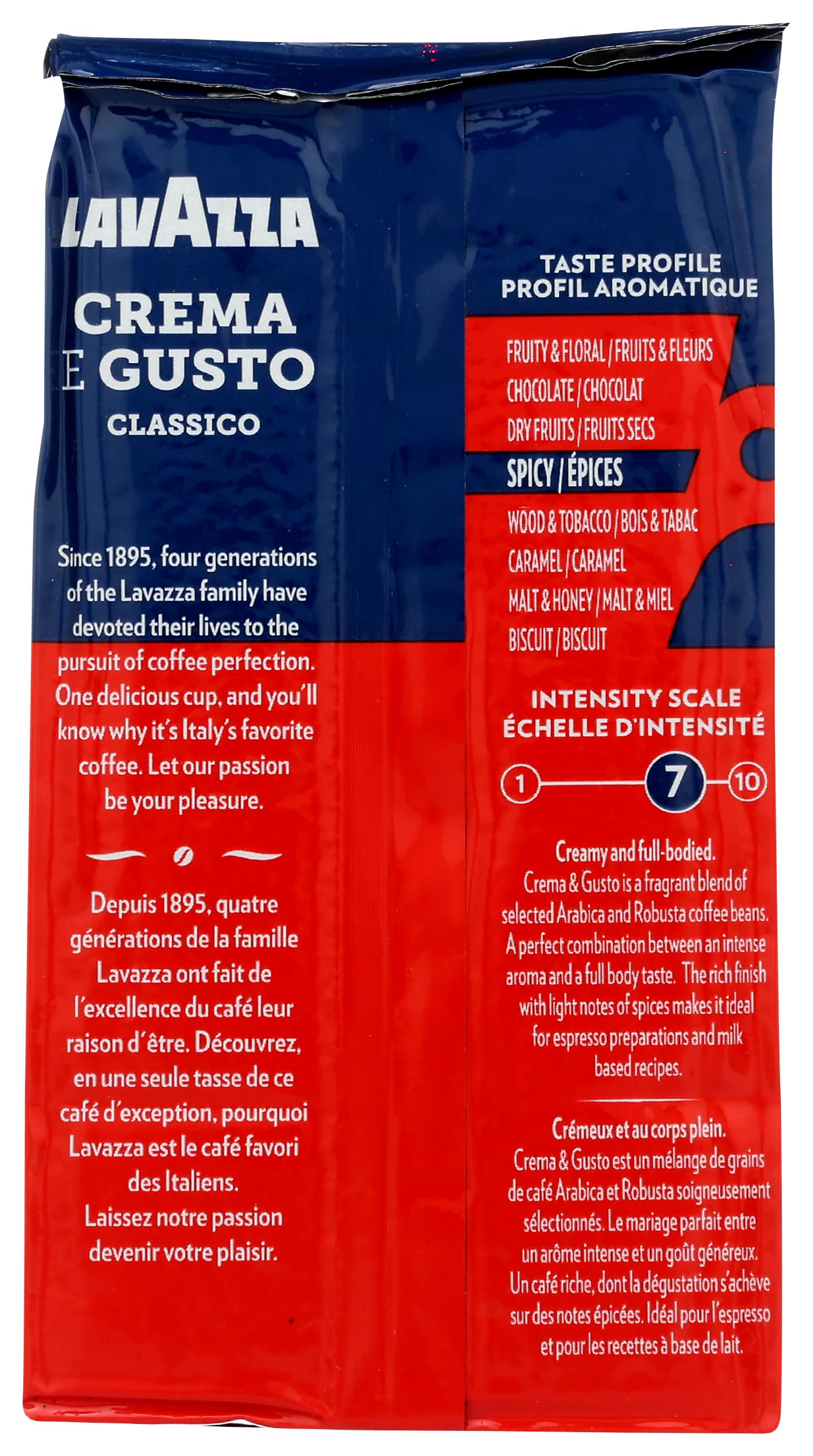 Premium Lavazza Crema e Gusto Ground Coffee - Rich Italian Espresso Blend, 8.8-Ounce Bricks (Pack of 8) - Perfect for Home Brewing, Office Use & Gifts