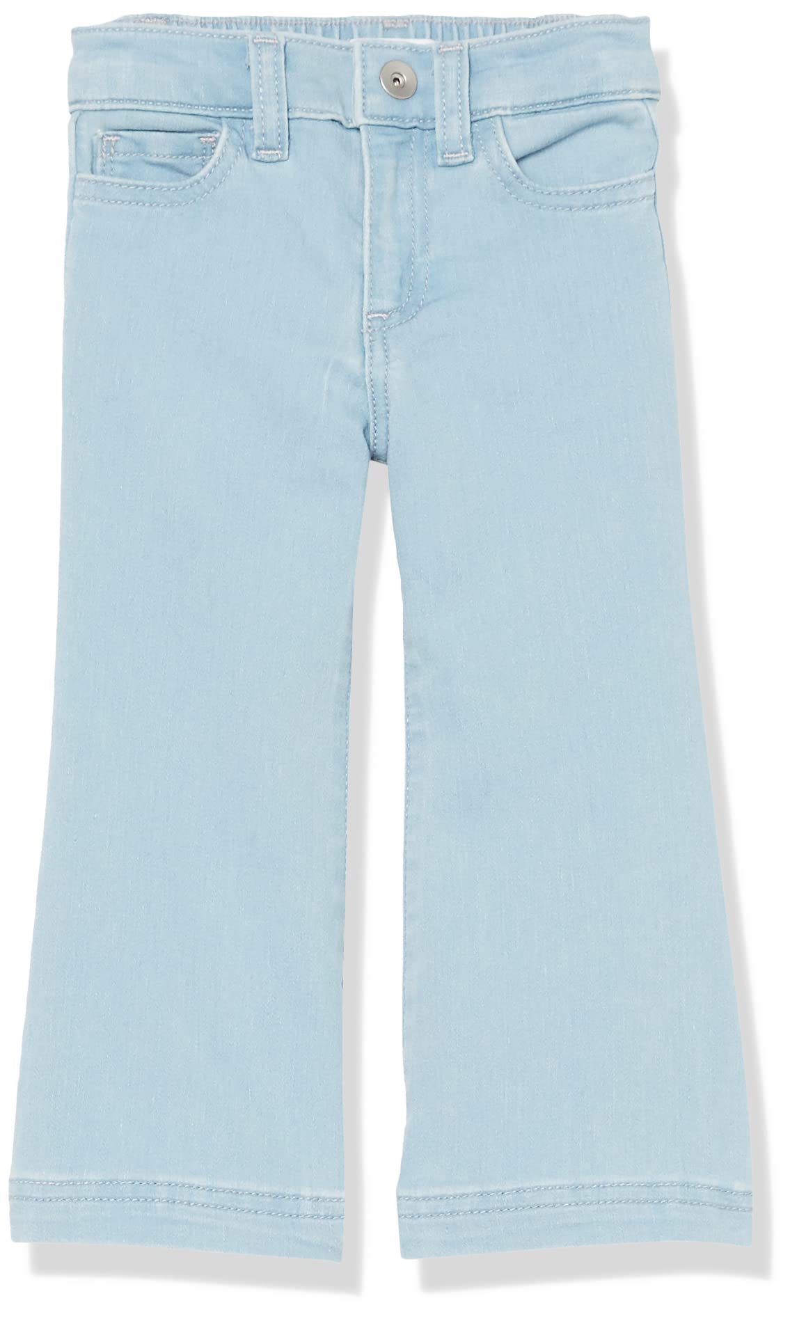 Amazon Essentials Girls & Toddlers Wide Leg Jeans - Soft Stretch Denim Pants for Playtime, School & Everyday Wear (Toddler to Big Kids Sizes)