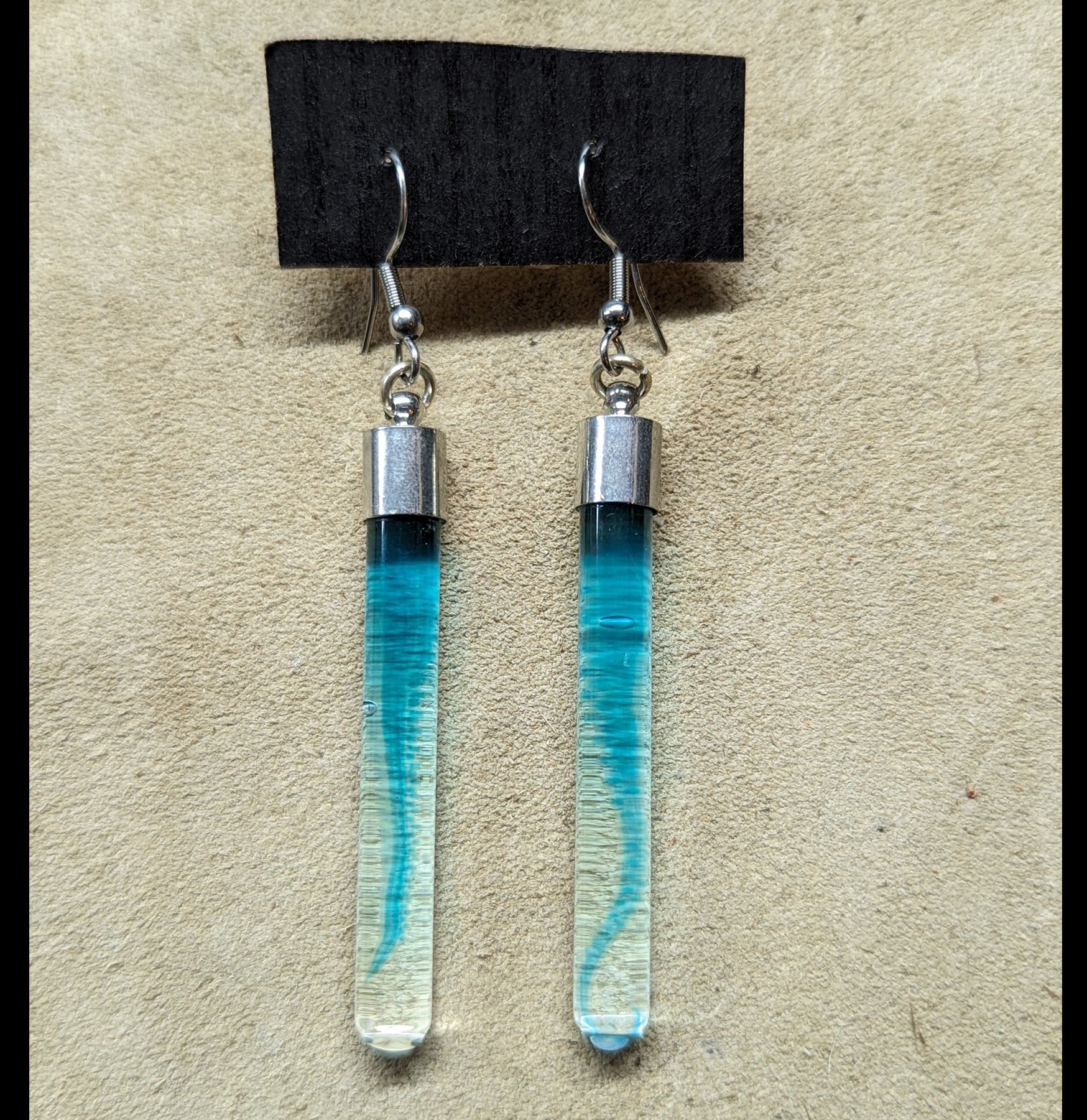 Diaphonized Tentacle Earrings - Unique Clear Resin Octopus Tentacle Jewelry for Women - Perfect for Gothic, Steampunk & Halloween Costume Accessories