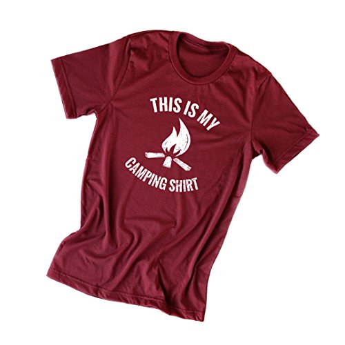 Maroon Crew White Ink