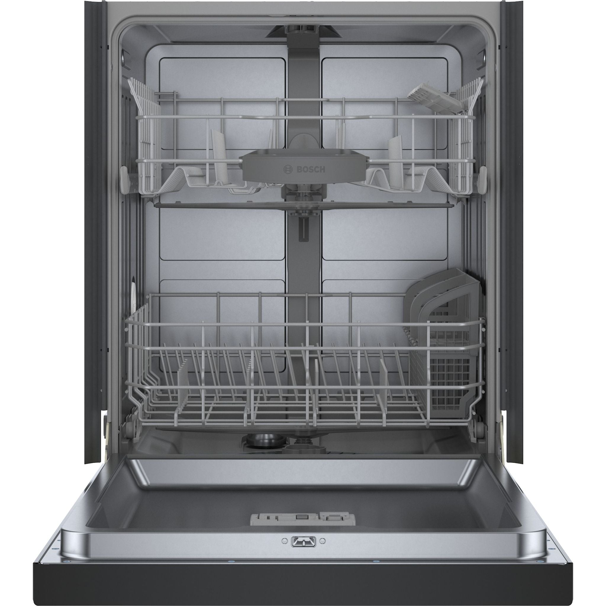 Bosch SHE3AEM6N Built-In Dishwasher - 16 Place Settings, 5 Wash Programs, Energy Star Certified, Black Stainless Steel | Perfect for Kitchens, Restaurants & Small Businesses