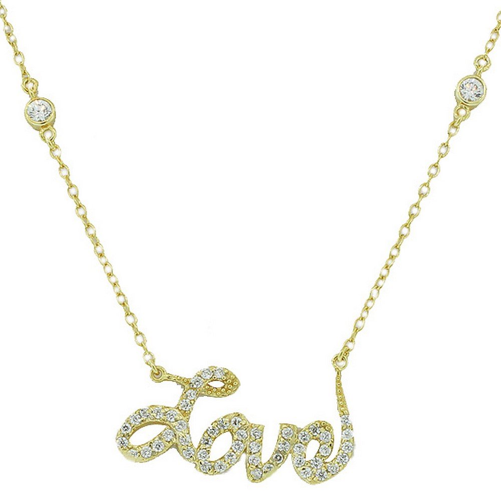 925 Silver Heart Pendant Necklace with CZ for Gifts & Romance