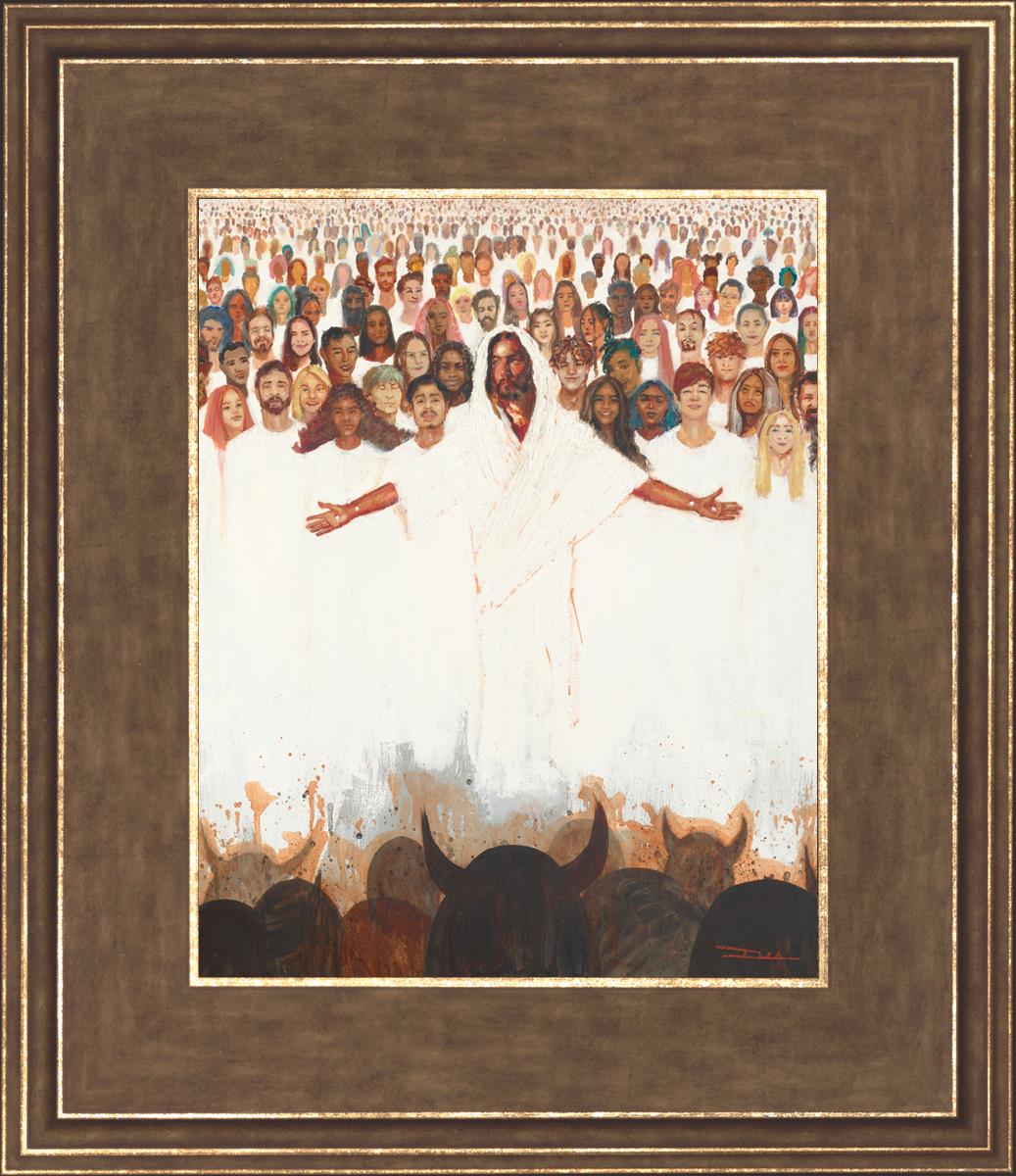 Fear Not, For They That Be With Us Are More - Inspirational Christian Wall Art for Home & Office Decor - Perfect for Living Room, Bedroom, or Gift Giving