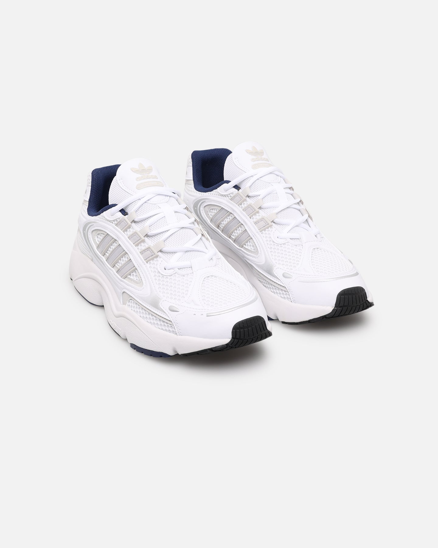 Adidas Ozmillen Running Shoes for Men - Grey Two/Core Black/Royal Blue - Lightweight & Comfortable for Jogging, Gym, and Daily Wear