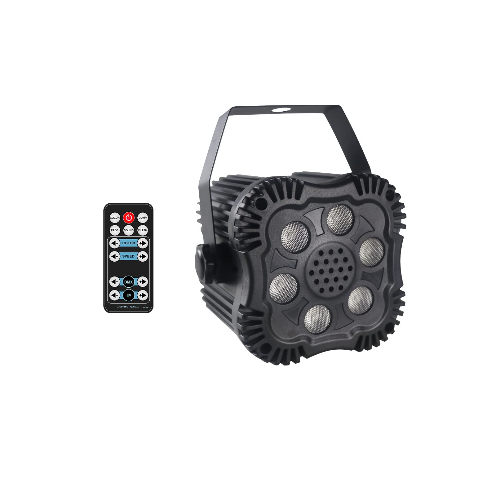 Professional LED Par Lights for Stage & DJ Lighting - Remote & Sound Activated Disco Party Lights for Indoor Events, Church, Wedding, Halloween & Music Festivals | Perfect for Live Performances, Nightclubs & Themed Parties