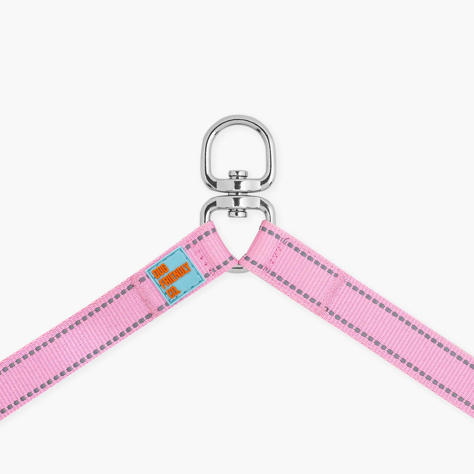 Dog Lead Splitter - Pink Dual Dog Leash for Walking 2 Dogs, Hands-Free Control for Hiking, Running & Outdoor Adventures