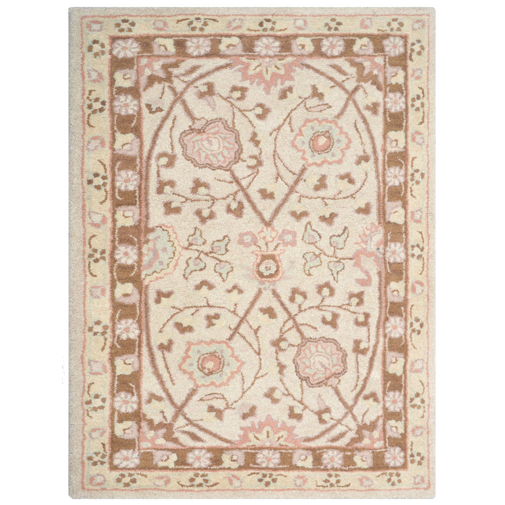Echoes Hand Tufted Rug - Soft Modern Wool Area Rug for Living Room, Bedroom, Dining Room - Non-Slip Home Decor Floor Mat for Cozy Interior Design