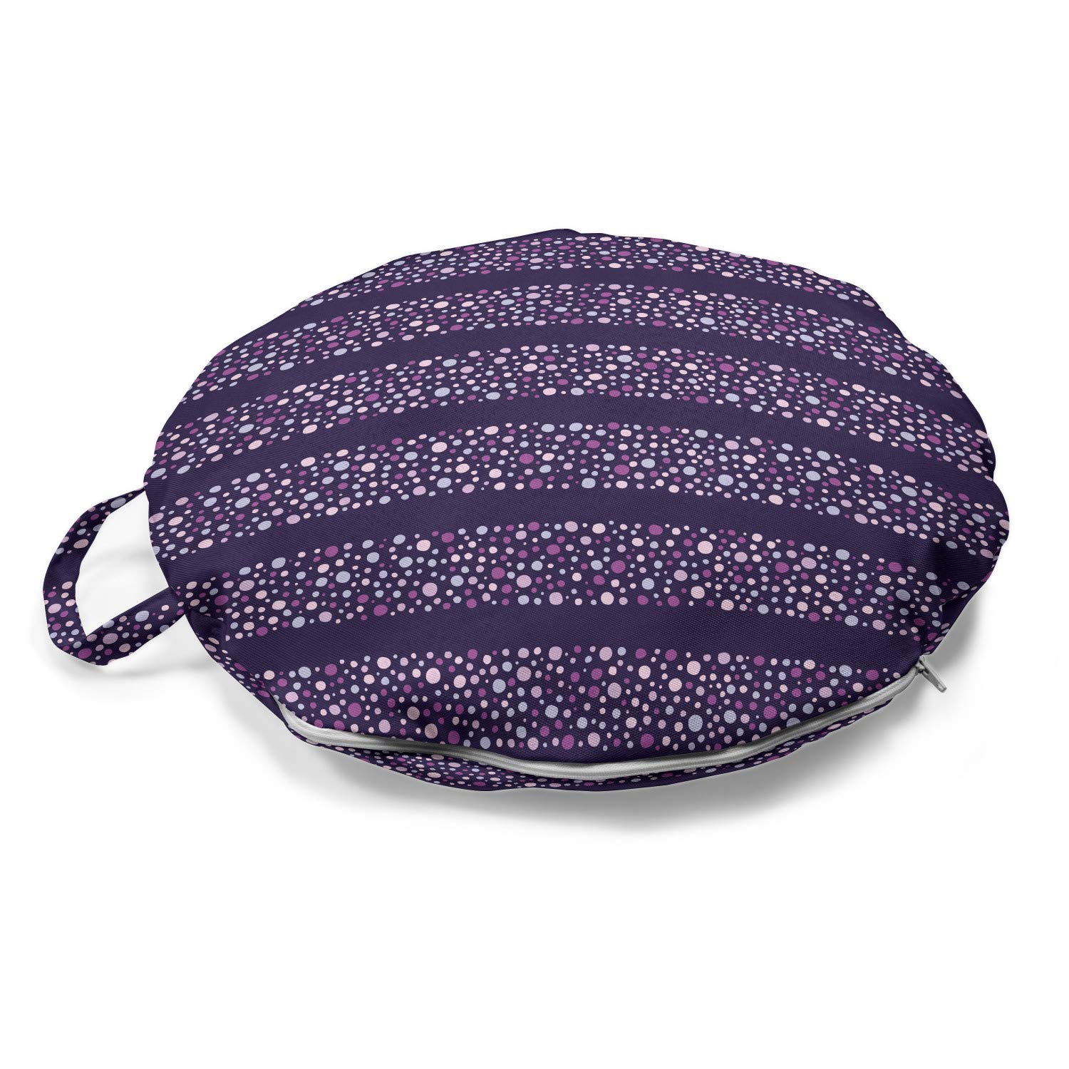 Ambesonne Abstract Round Floor Cushion with Handle - 18