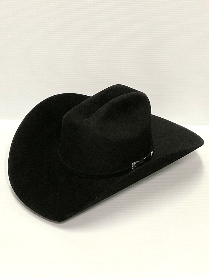 Justin JF0657DYLA Bent Rail Dylan 6X Fur Felt Cowboy Hat Black - Western Style Hat for Men, Country Music Festivals & Outdoor Rodeo Events