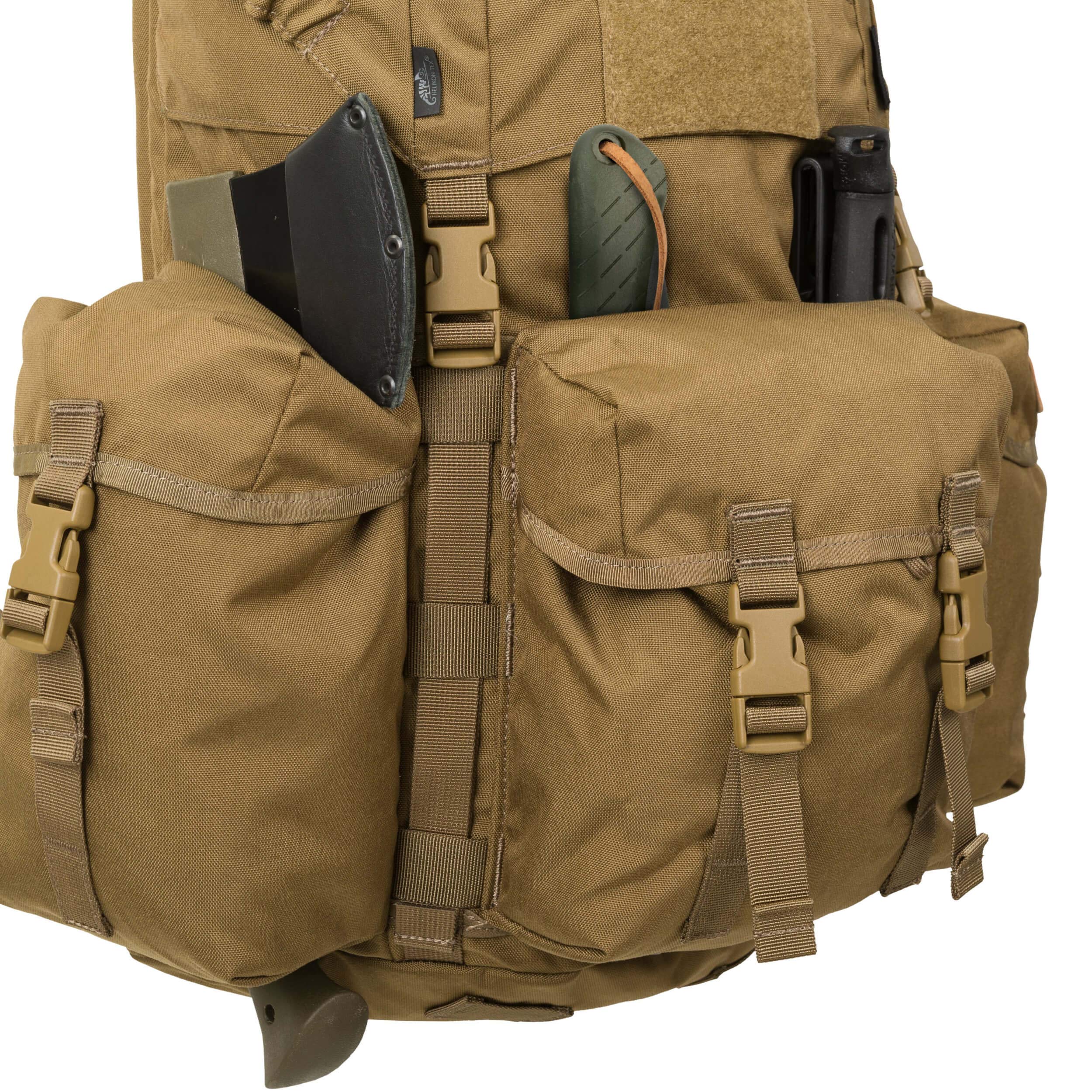 Helikon-Tex Bergen Tactical Backpack - Durable Military Rucksack for Outdoor Hiking, Camping & Travel - Black