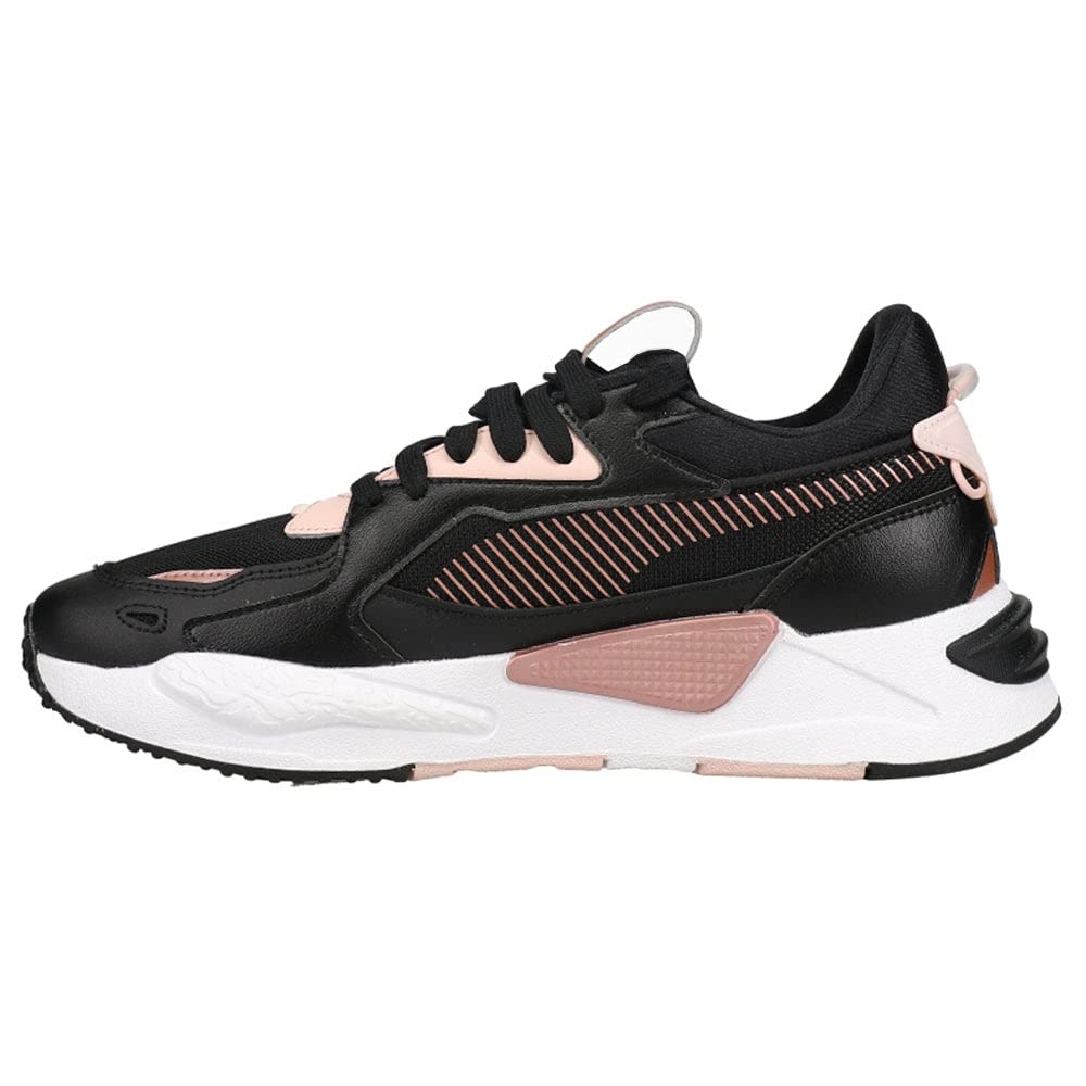 PUMA Women's RS-Z Metallic Lace-Up Sneakers - Black | Casual Walking Shoes for Women | Gym, Running & Everyday Wear