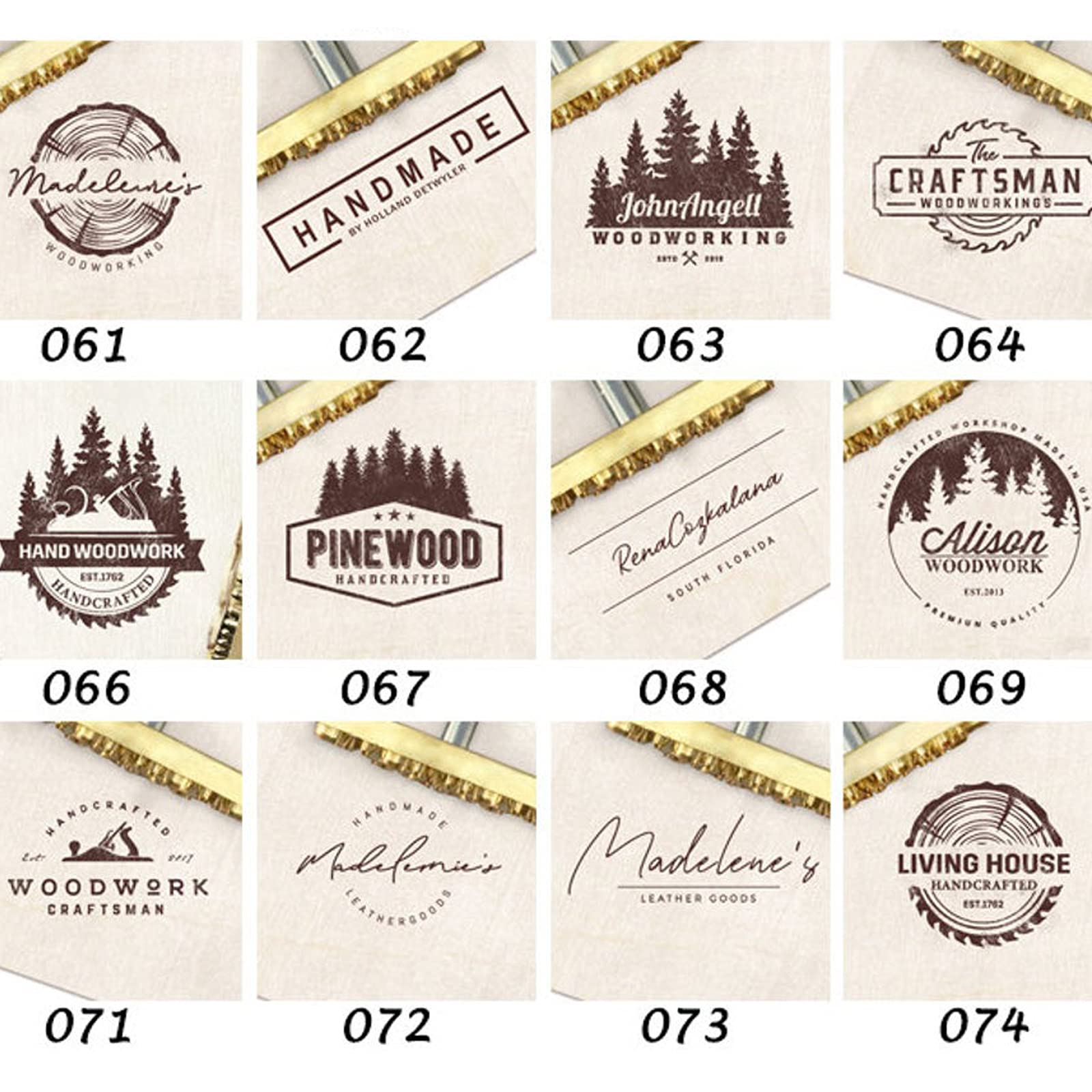 Custom Branding Iron Stamp for Wood & Leather - 3.5