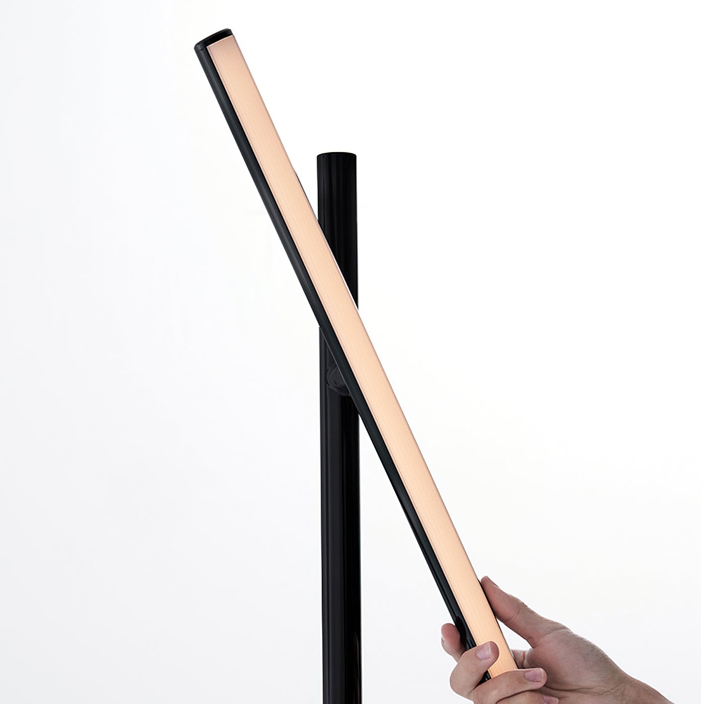 Modern Cross Turn Adjustable Floor Lamp for Living Room - Stylish Reading Light with Flexible Gooseneck, Perfect for Bedroom, Office & Study