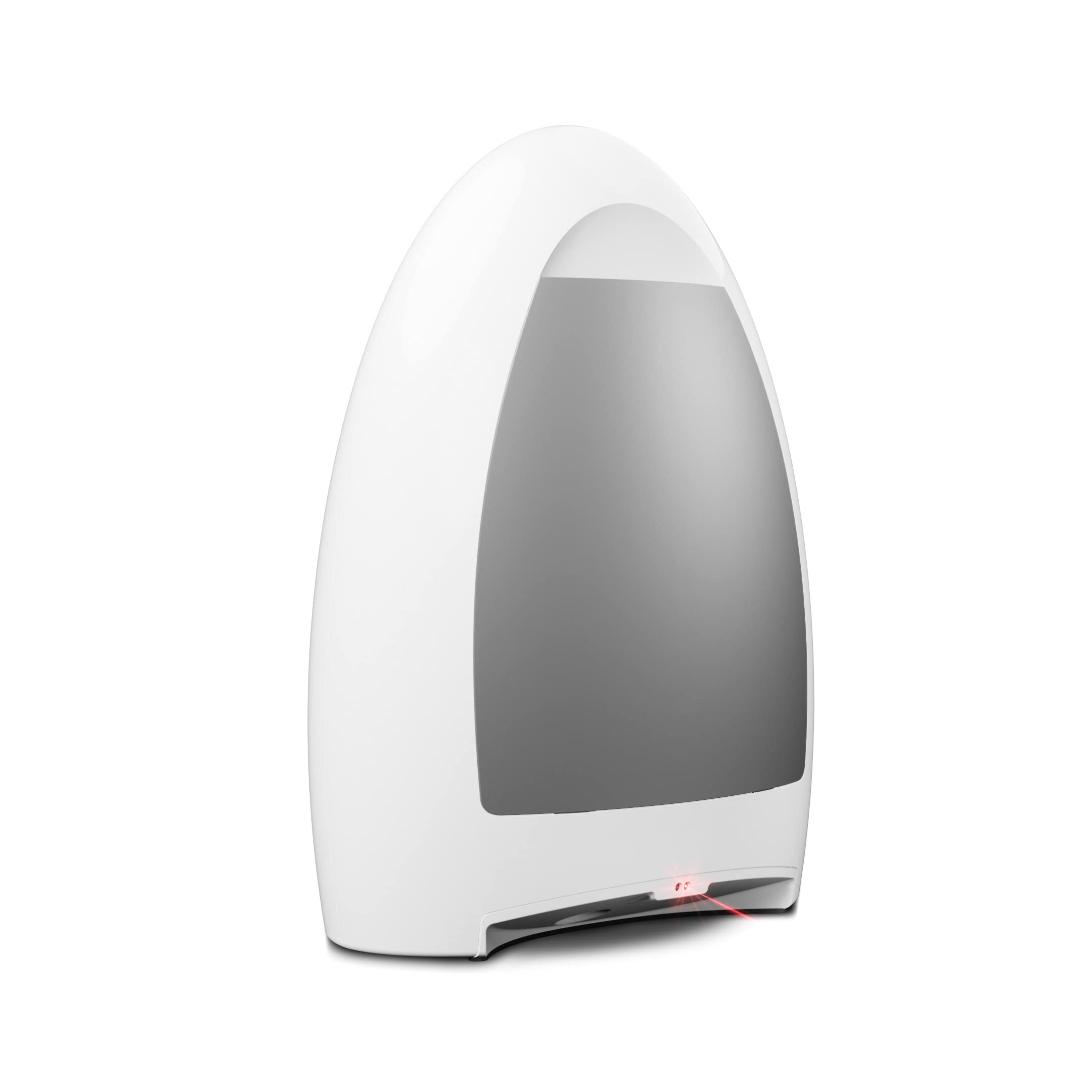 EyeVac Home Touchless Automatic Vacuum - 1000W Bagless Stationary Vacuum with Dual HEPA Filtration & Smart Sensors (White) | Corded Home Cleaning System for Kitchen, Bathroom & Pet Areas