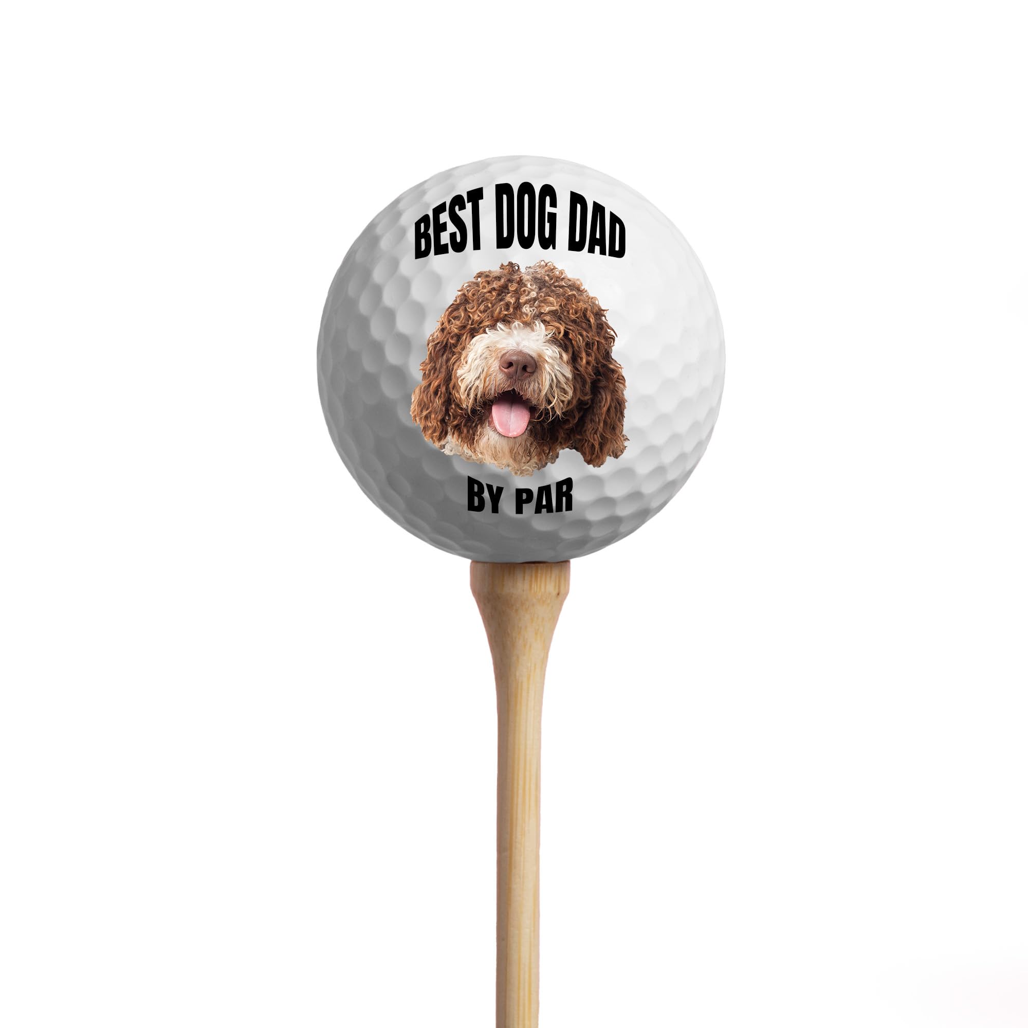 Personalized Custom Dog Golf Balls - Fun Golf Gifts for Dog Lovers & Pet Birthday Presents - Perfect for Dog Day, Golf Tournaments & Pet-Themed Events