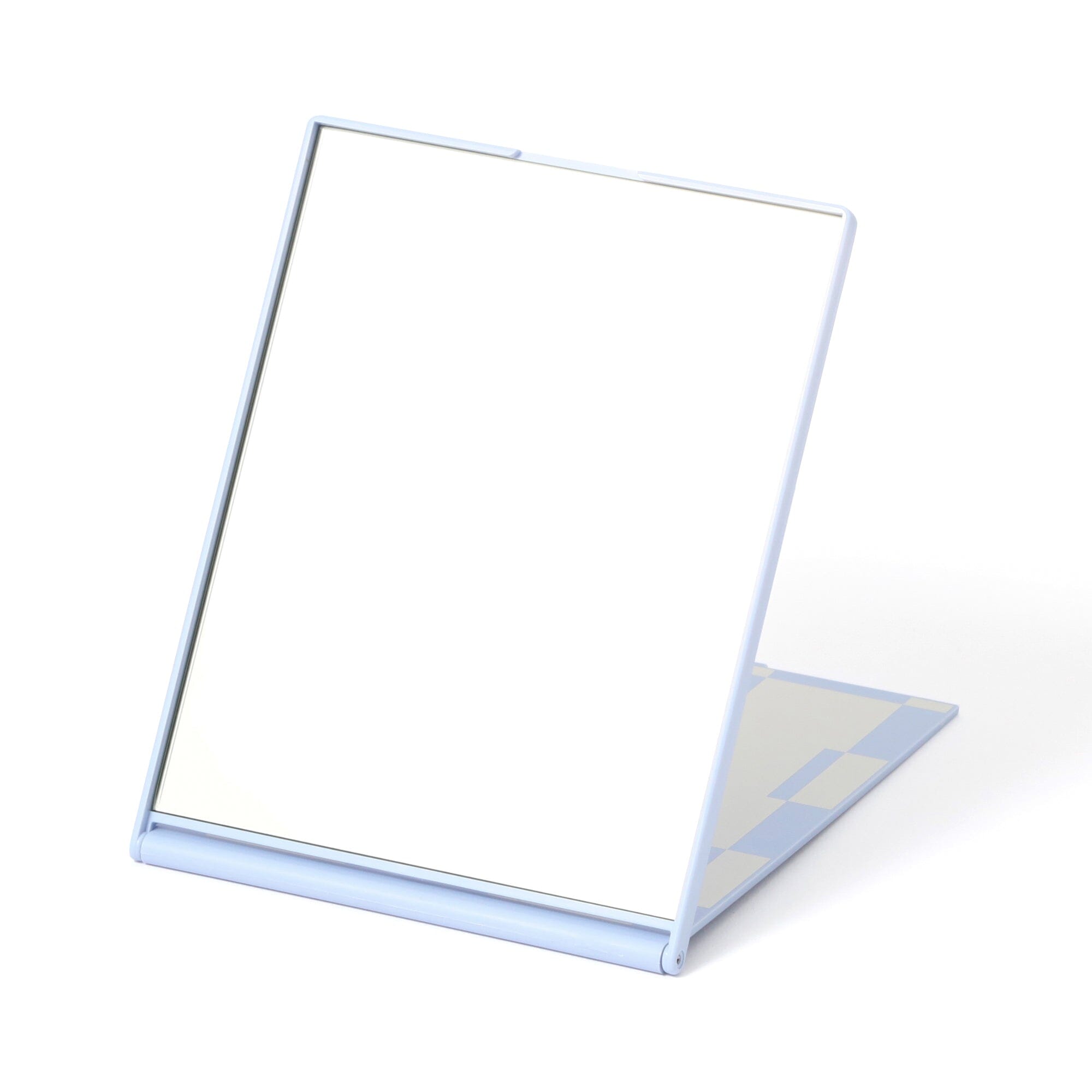 LED Lighted Makeup Mirror with Magnification - Portable Vanity Mirror for Perfect Makeup Application, Skincare & Shaving - Ideal for Home, Travel & Salon Use (Light Blue)