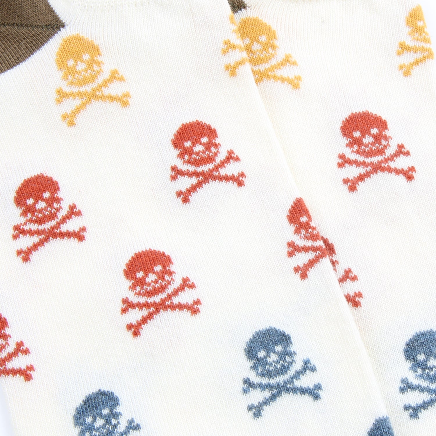 Men's Cotton Skull & Crossbones Trainer Socks - Comfortable Athletic Socks for Running, Gym & Casual Wear