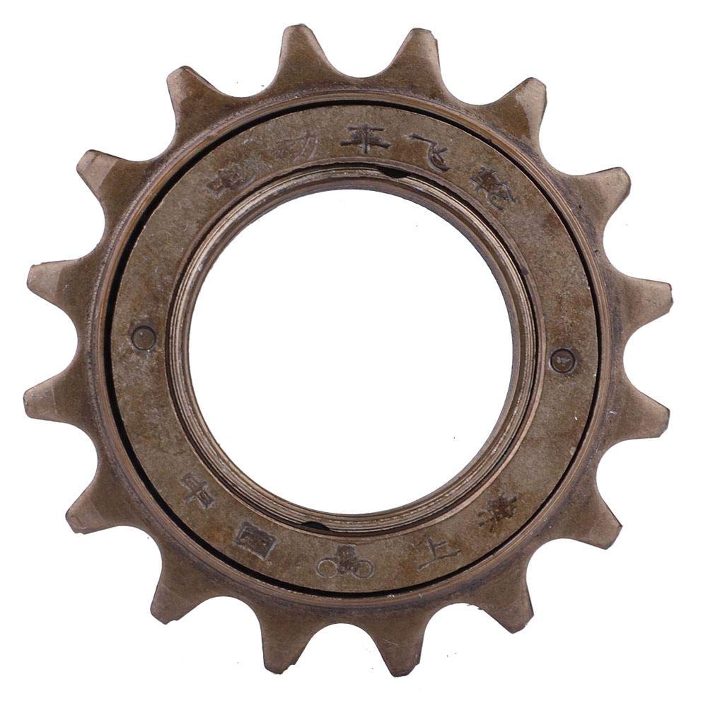 Focket 16T Single-Speed Bicycle Freewheel - Durable Metal Cassette Freewheel for Road Bikes & Fixies - Perfect for Urban Commuting & Casual Cycling
