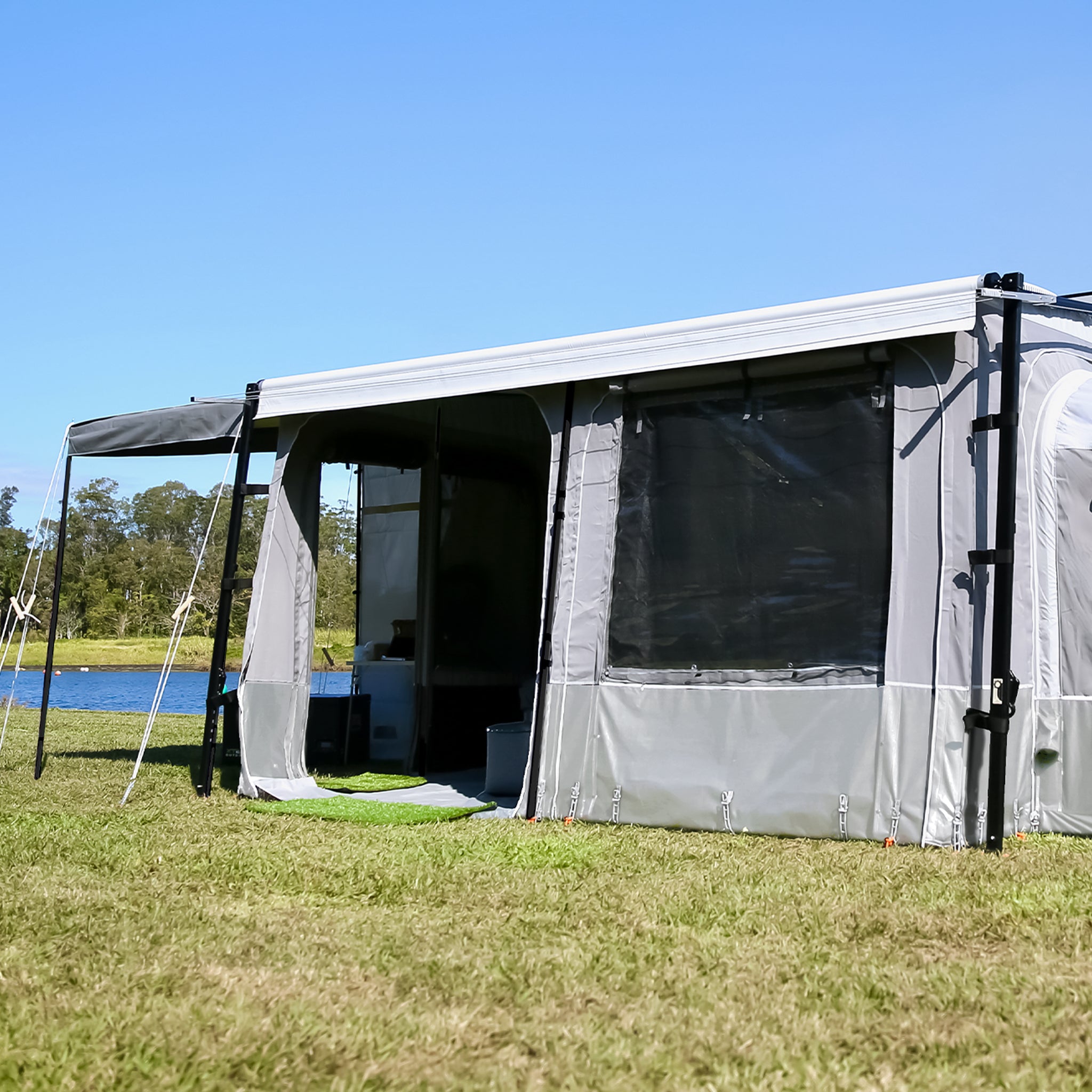 Australia Wide Annexe Grey - Premium Outdoor Camping & Travel Accessory for Caravans, RVs, and Tents