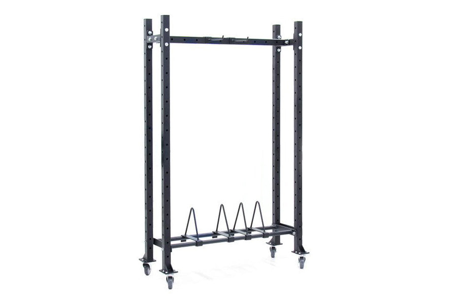 Warrior Vertical Bumper Peg Storage Rack - Heavy Duty Motorcycle Accessory Organizer for Garage & Workshop Organization