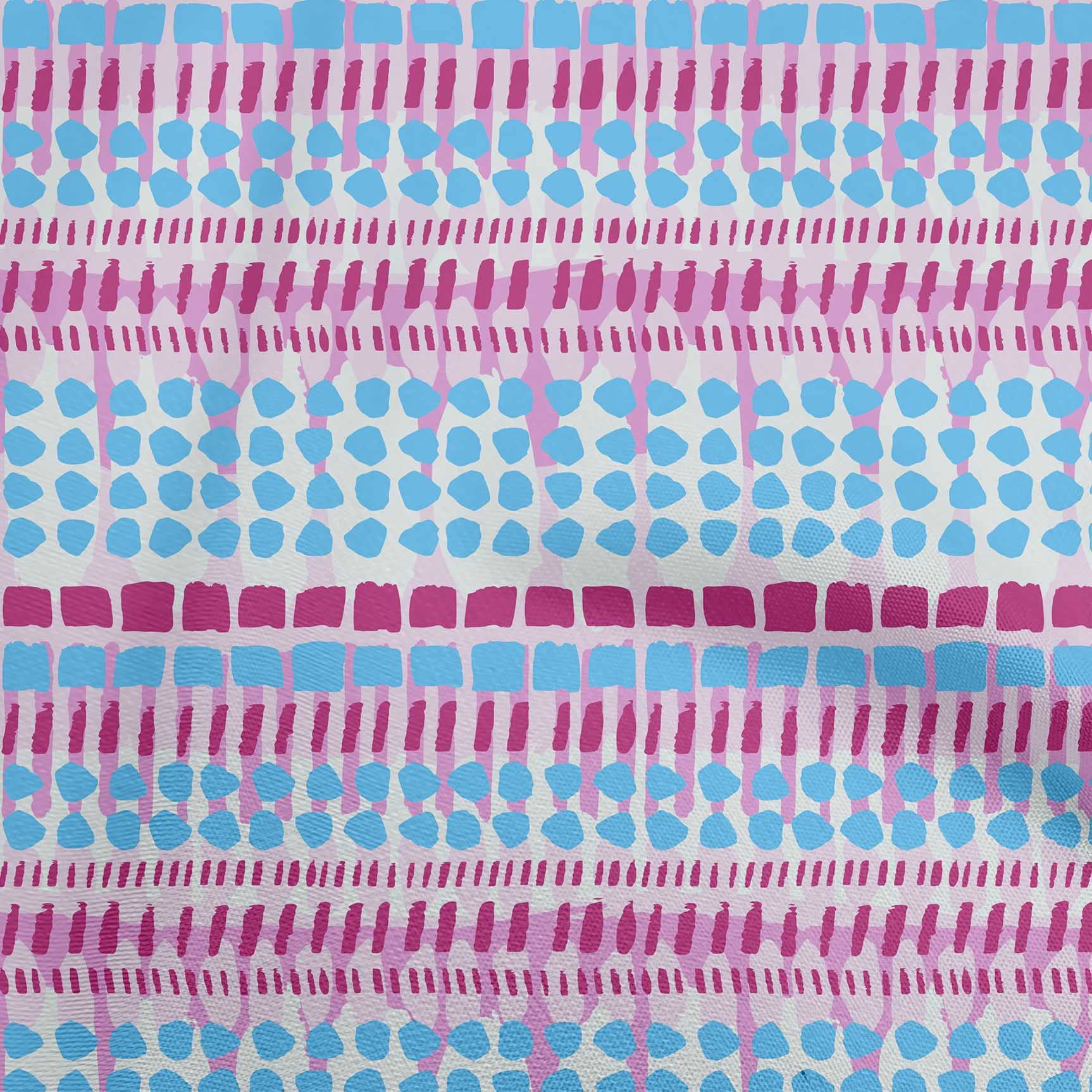 oneOone Silk Tabby Light Blue Fabric with Printed Dots - 42 Inch Wide by The Yard for DIY Clothing & Sewing Projects | Perfect for Dresses, Scarves & Home Decor