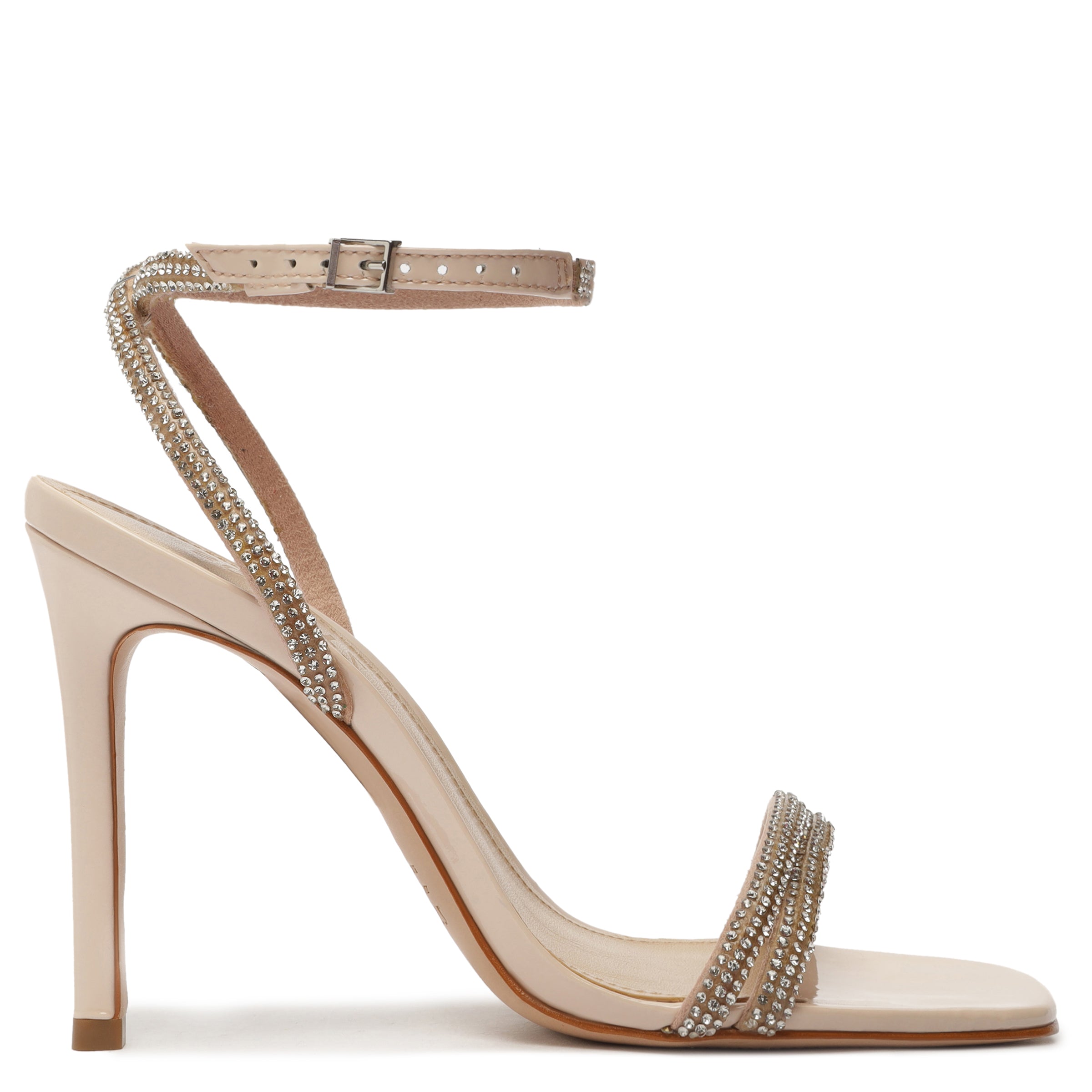 Altina Glam Patent Sandal - Women's High Heel Open Toe Sandals for Party & Evening Wear - Perfect for Weddings, Prom & Special Occasions