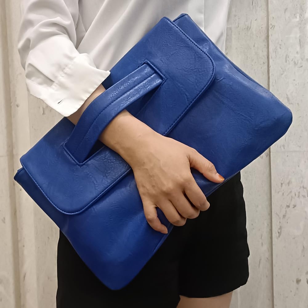 Stylish Women's PU Leather Handbag - Large Capacity Clutch & Messenger Bag for Work, Travel, and Everyday Use
