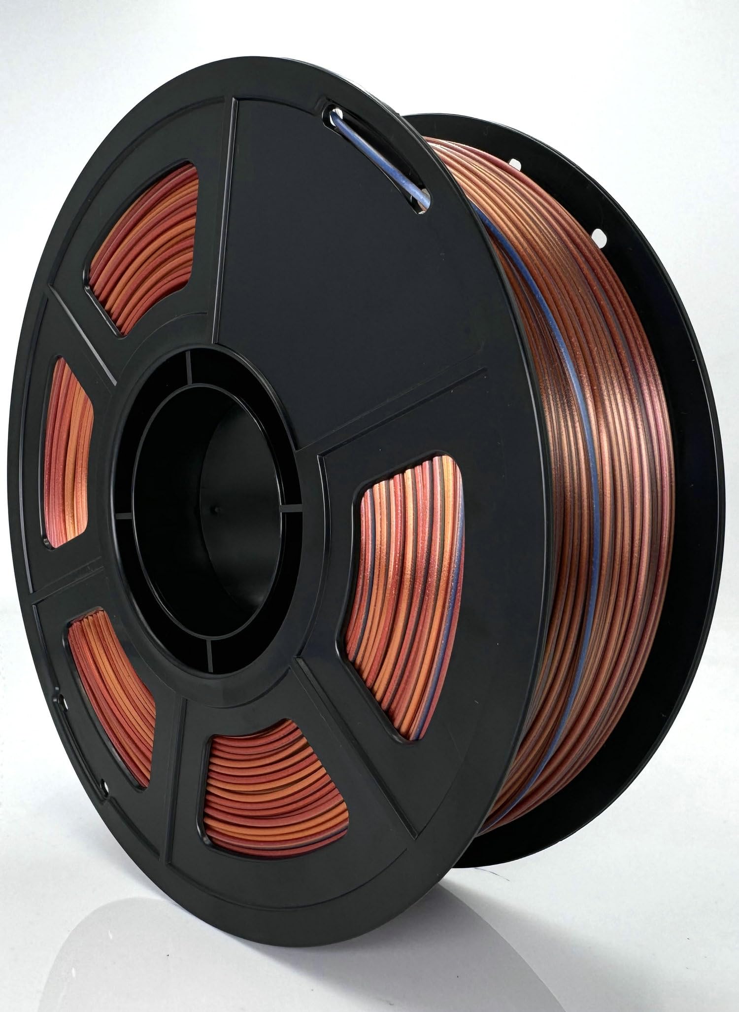 Premium PLA 3D Printer Filament - Dual Color Gold/Red & Green/Blue - 1.75mm Diameter - 1kg (2.2lbs) Spool - Ideal for 3D Printing Projects, DIY Crafts, and Prototyping