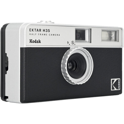 Kodak Ektar H35 Half Frame Film Camera (Black) - Vintage Style 35mm Reusable Camera for Travel, Street Photography & Everyday Use