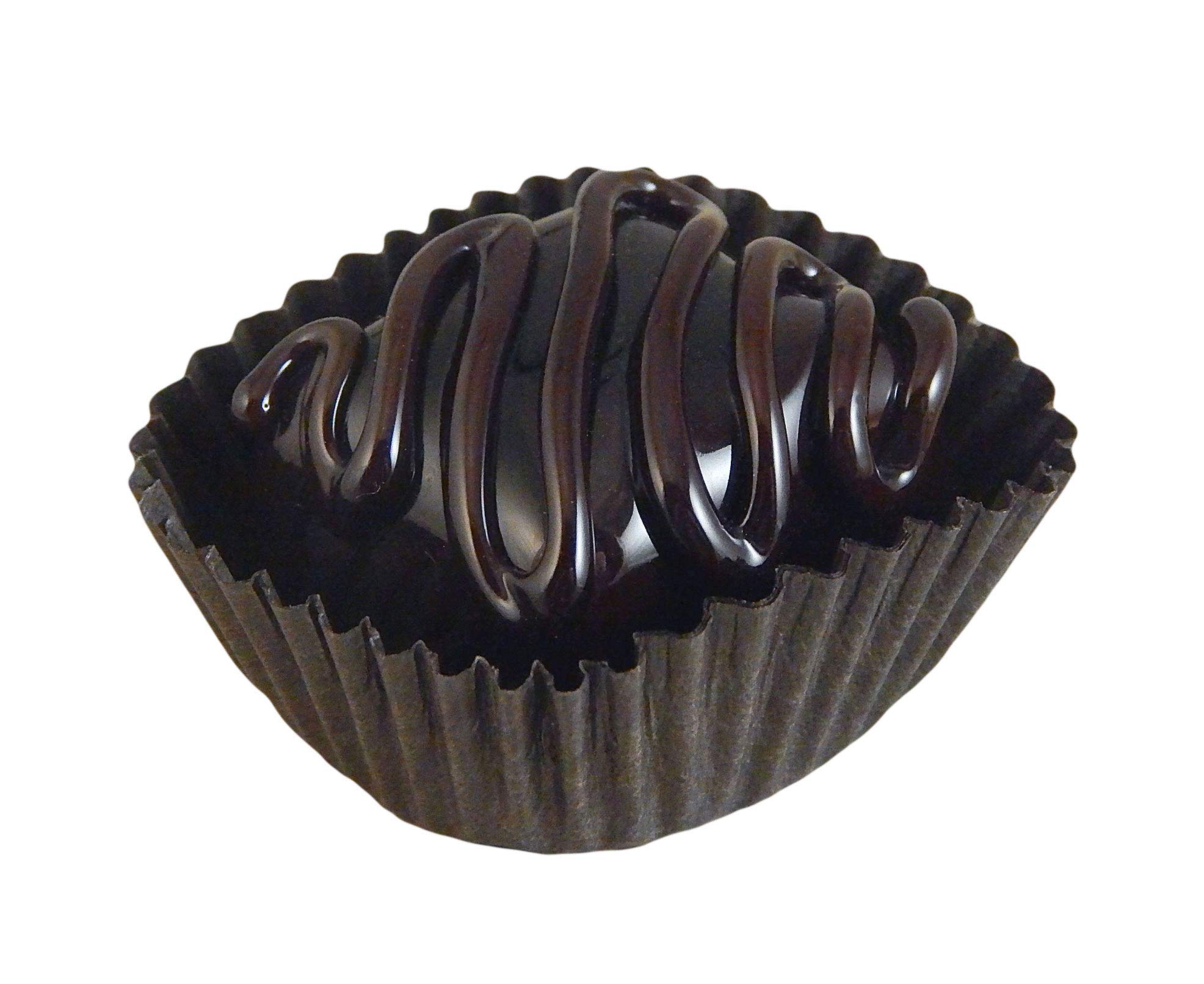 Premium Dark Chocolate Art Glass Candy Treats - Handcrafted Collectible Gourmet Gifts for Holidays, Birthdays & Special Occasions | Perfect for Dessert Tables, Party Favors & Luxury Gift Boxes