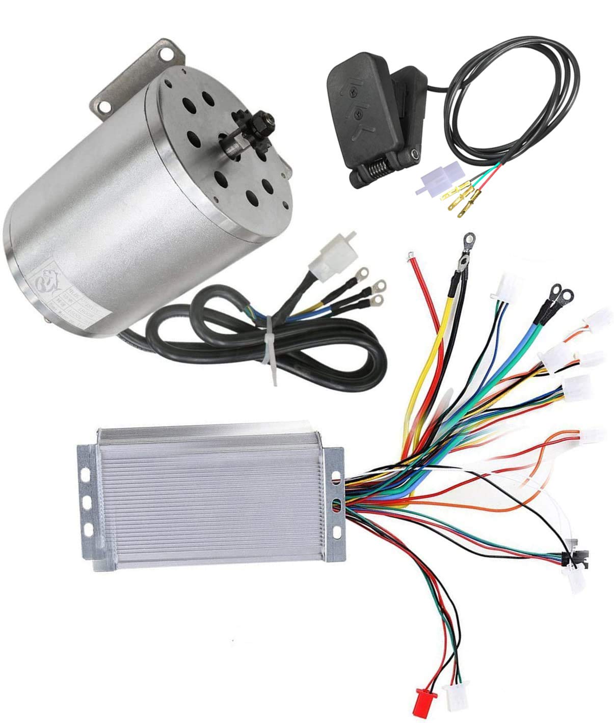 48V 1800W High Speed Brushless DC Motor & 32A ESC Controller Kit - Perfect for eBike, ATV, Go Kart, Moped & DIY Electric Vehicle Projects | Powerful Upgrade for Off-Road & Commuter Applications