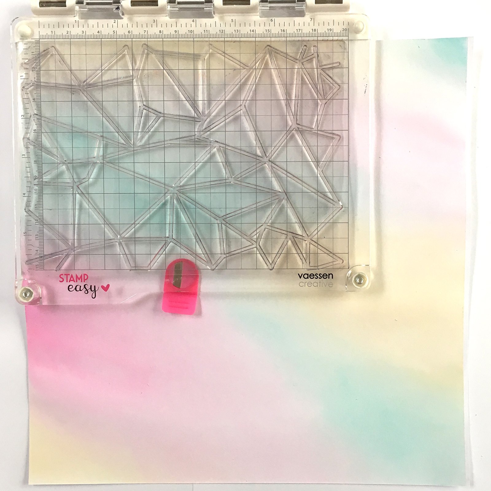 Vaessen Creative Clear Stamps - Multi-Colored Rubber Stamps for Scrapbooking, Card Making & DIY Crafts - Perfect for Paper Crafting, Journaling and Handmade Greeting Cards