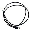 6 ft Power Cord with Plug - Heavy Duty Extension Cable for Home, Office, and Outdoor Use - Perfect for Lamps, TVs, Computers, and Appliances