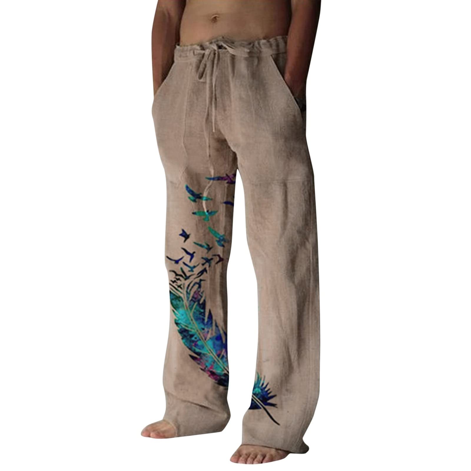 **Men's Quick Dry Tactical Lounge Pants - Tall Lightweight Hiking Cargo Pants for Summer Outdoor & Travel | Comfortable & Breathable for Camping, Gym, and Casual Wear**