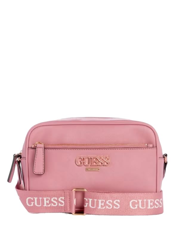 GUESS Factory Tremblay Crossbody Bag for Women - Powder Pink Leather Shoulder Purse, Fashionable & Lightweight - Perfect for Daily Use, Travel & Shopping