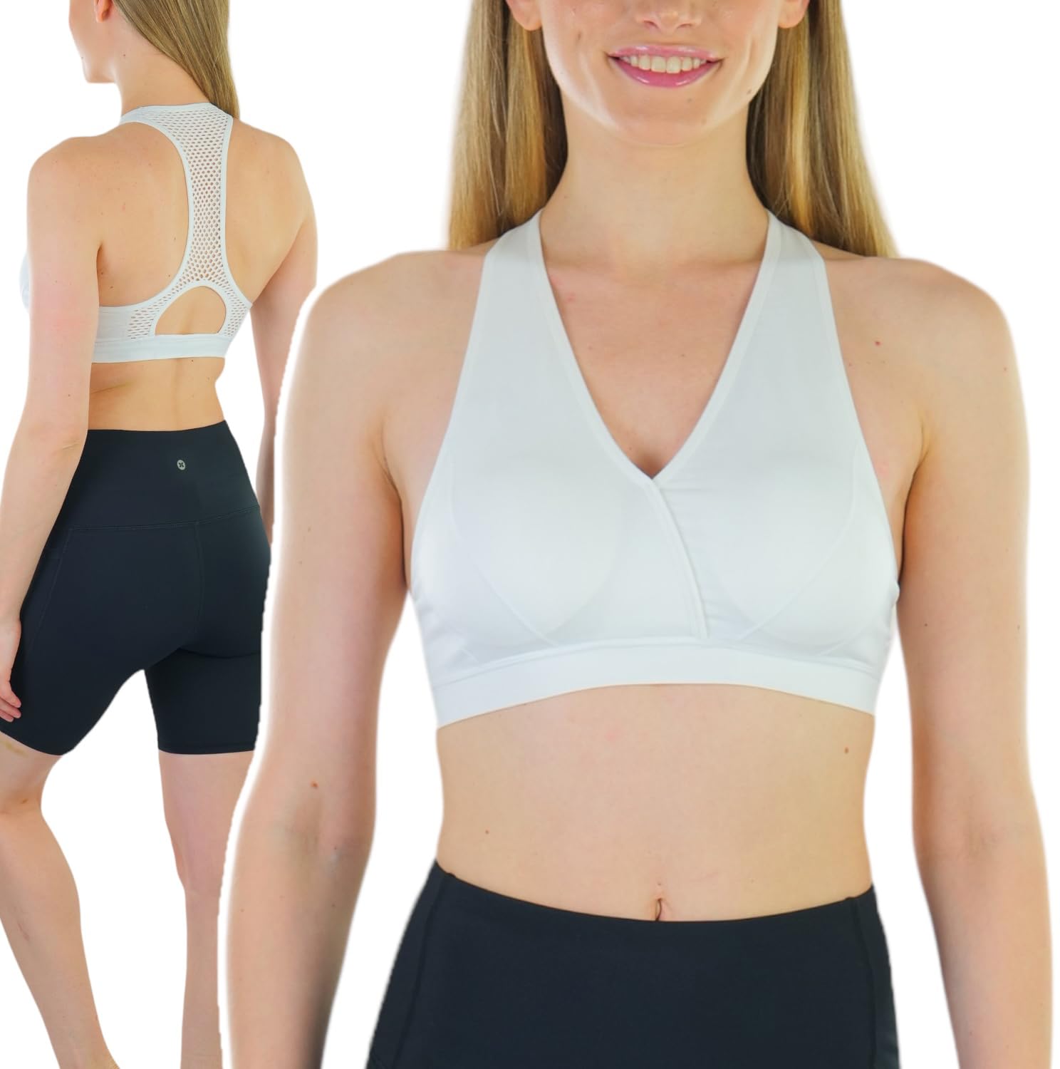 ToBeInStyle Women's Seamless Wire-Free Sports Bras & Bralettes - Supportive Comfort for Yoga, Gym & Everyday Wear