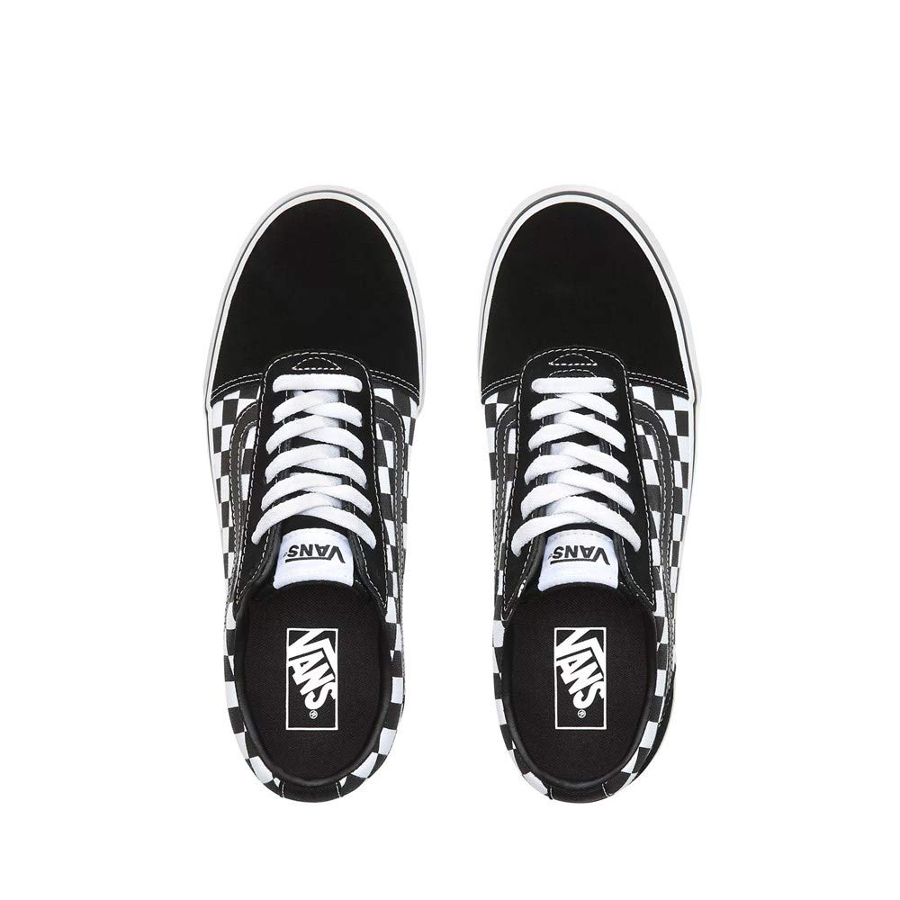 Vans Men's Ward Sneaker - Classic Canvas Low Top Casual Shoes for Walking, Skateboarding & Streetwear Fashion