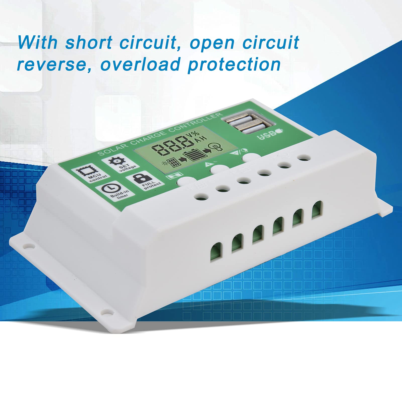 Smart Solar Charge Controller 10A for Home & Industry Use