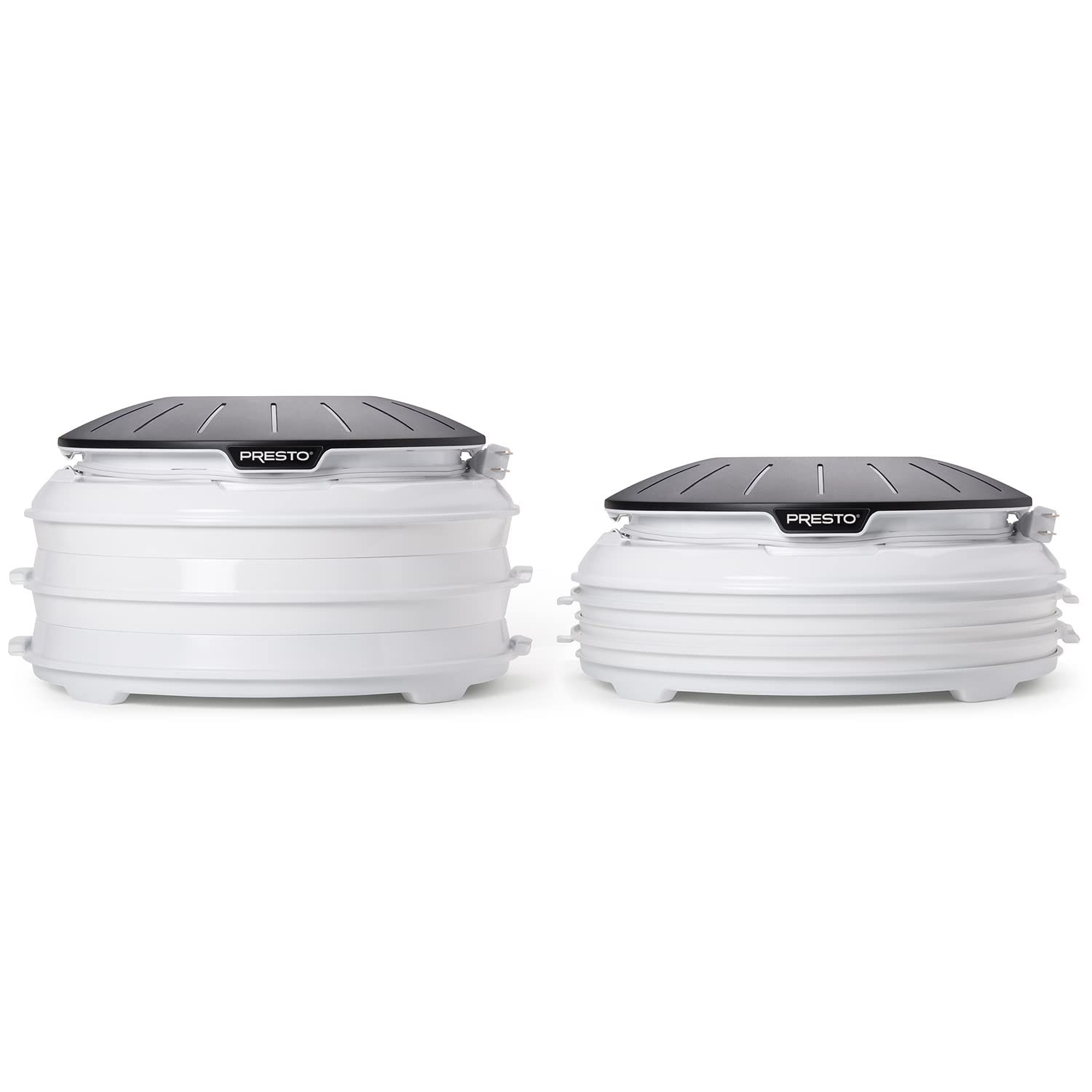 Presto 06300 Electric Food Dehydrator for Healthy Snacks - Stainless Steel Drying Machine for Fruits, Vegetables, Jerky & Herbs - Perfect for Home Kitchen, Camping & Food Preservation