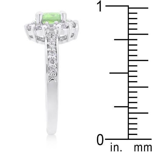 Bella Green Birthstone Engagement Ring - Elegant Jewelry for Proposals, Anniversaries & Special Occasions