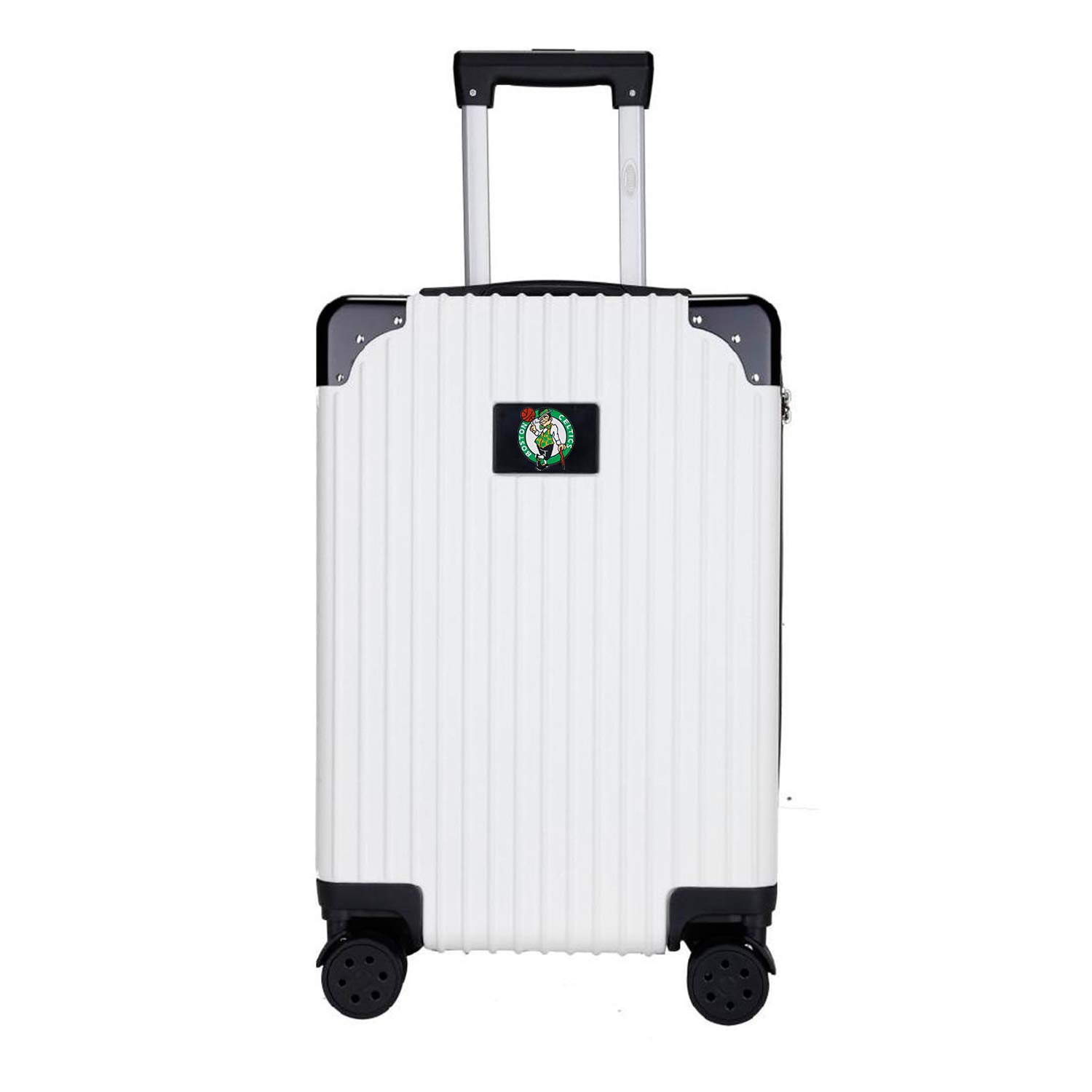 NBA Two-Tone Premium Carry-On Hardcase Luggage Spinner Suitcase - Lightweight Durable Travel Luggage for Basketball Fans, Business Trips & Airplane Travel