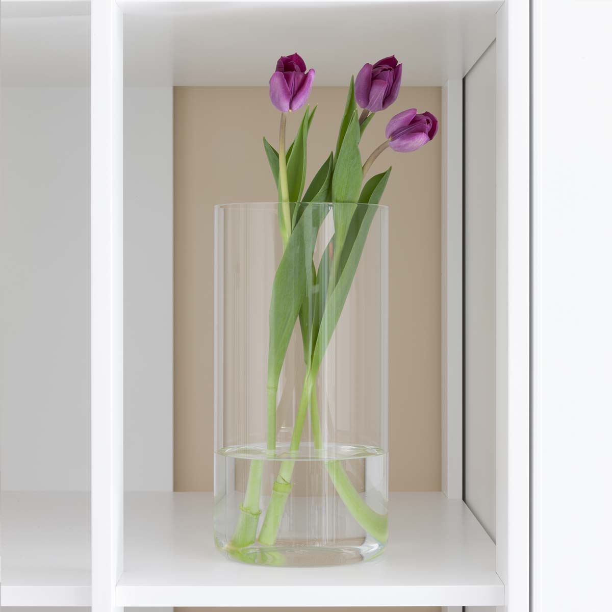 Premium Borosilicate Blown Glass Vase - Handcrafted, Durable & Heat-Resistant - Perfect for Home Decor, Wedding Centerpieces & Floral Arrangements