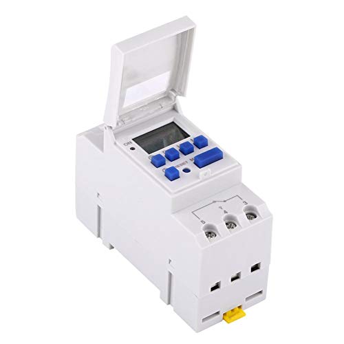 15A Digital Timer Switch - 7 Day Programmable LCD Relay Timer for Lamps, Fans & TV (12V) | Perfect for Home Automation & Energy Saving
