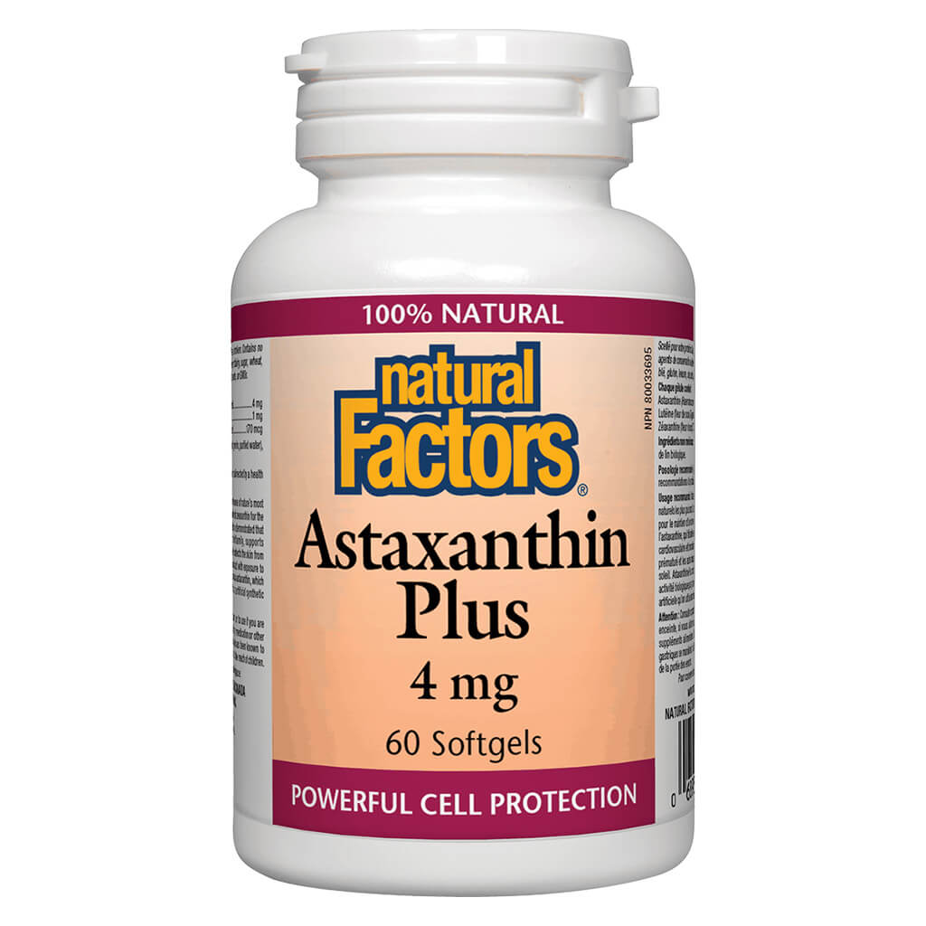 Premium Astaxanthin Plus 4mg Supplement - Powerful Antioxidant for Skin Health, Joint Support & Eye Care - Best for Anti-Aging, Workout Recovery & Daily Wellness