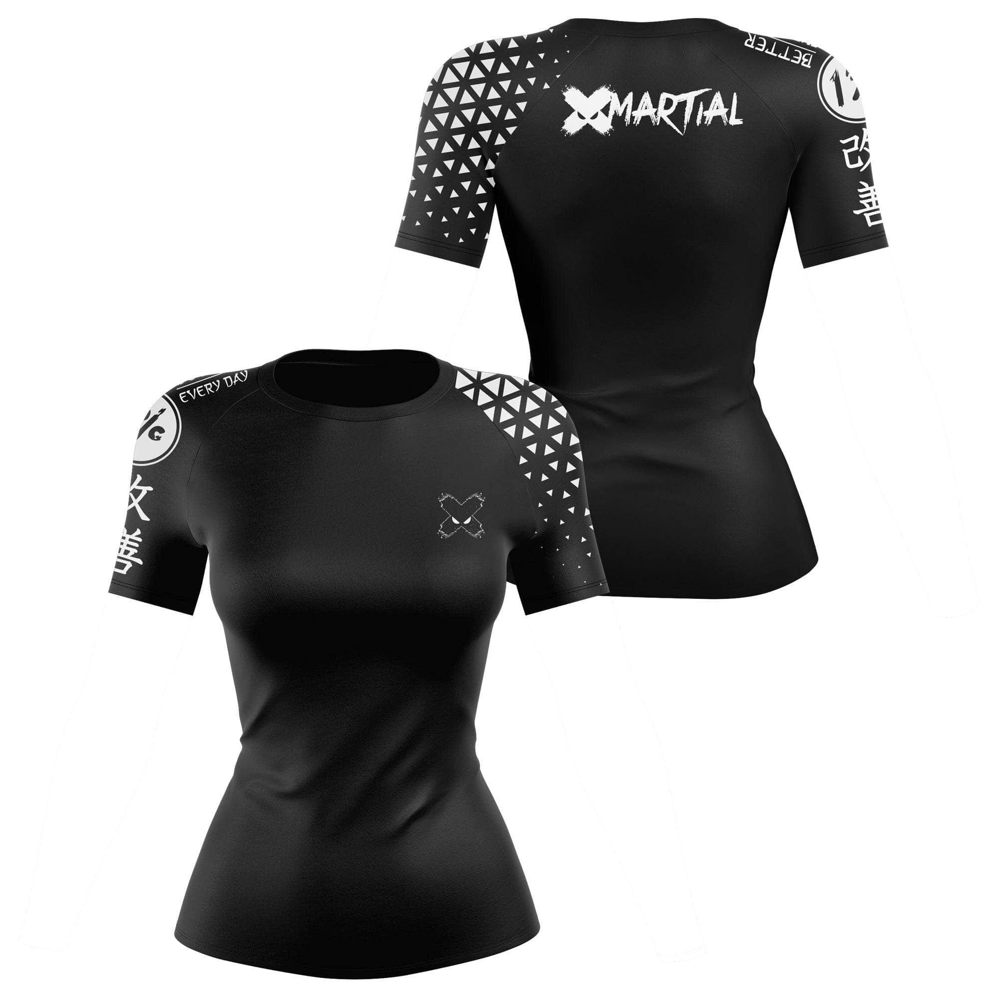 Grappler Women's Rank BJJ Rash Guard - Compression Long Sleeve Top for Brazilian Jiu-Jitsu, MMA & No-Gi Training - Moisture Wicking & UV Protection for Women's Martial Arts Workouts