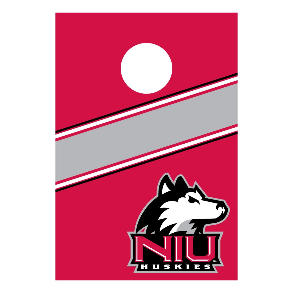 VictoryStore Gift Games - Northern Illinois University Cornhole Bag Toss Game Set for Tailgating, Backyard Parties & College Events - Official NIU Huskies Outdoor Bean Bag Toss