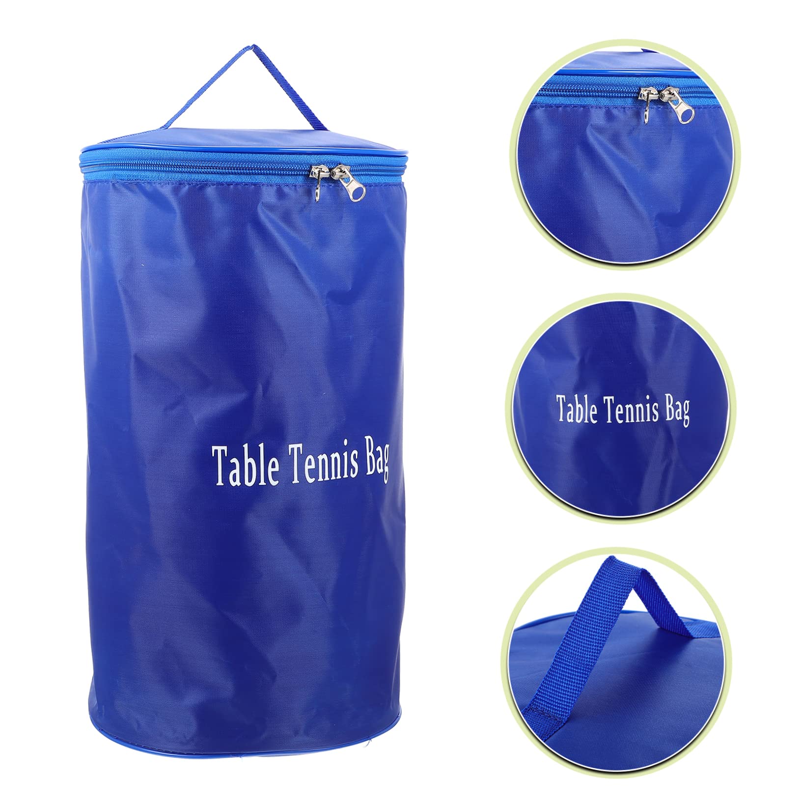 Kisangel Table Tennis Storage Bag - Lightweight Zippered Organizer Backpack for Ping Pong Paddles & Balls | Perfect for Outdoor Sports, Training & Soccer Equipment Storage