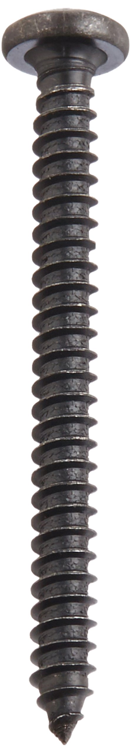 Small Parts 0810ABPPB #8-18 Steel Sheet Metal Screws, Black Oxide Pan Head Phillips Drive, 5/8