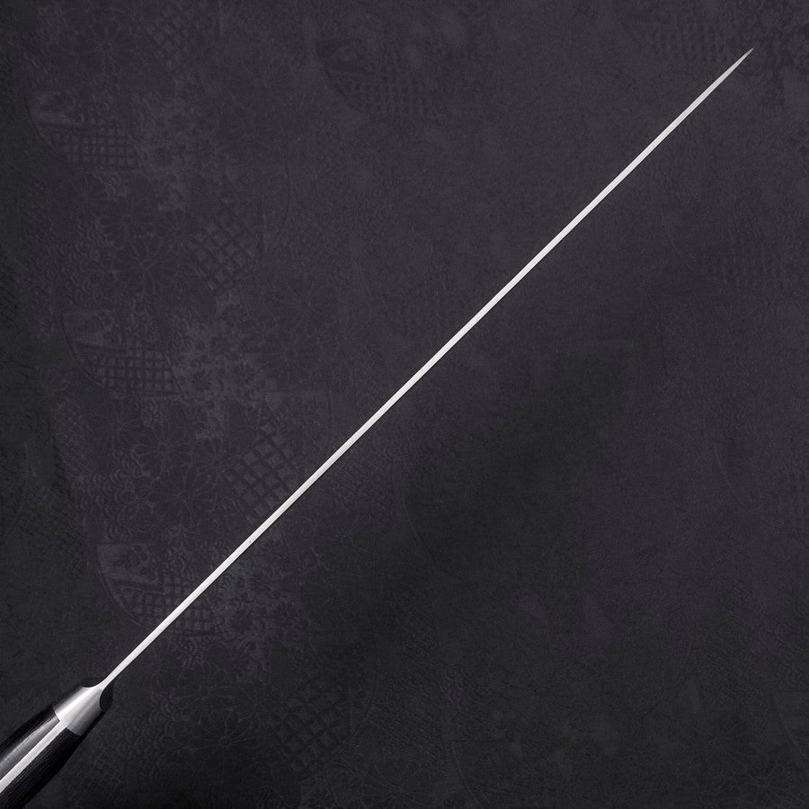 Premium Sujihiki Japanese Chef Knife 270mm - Silver Steel #3 Nashiji Finish with Western Handle - Perfect for Slicing Sashimi, Meat & Sushi Preparation