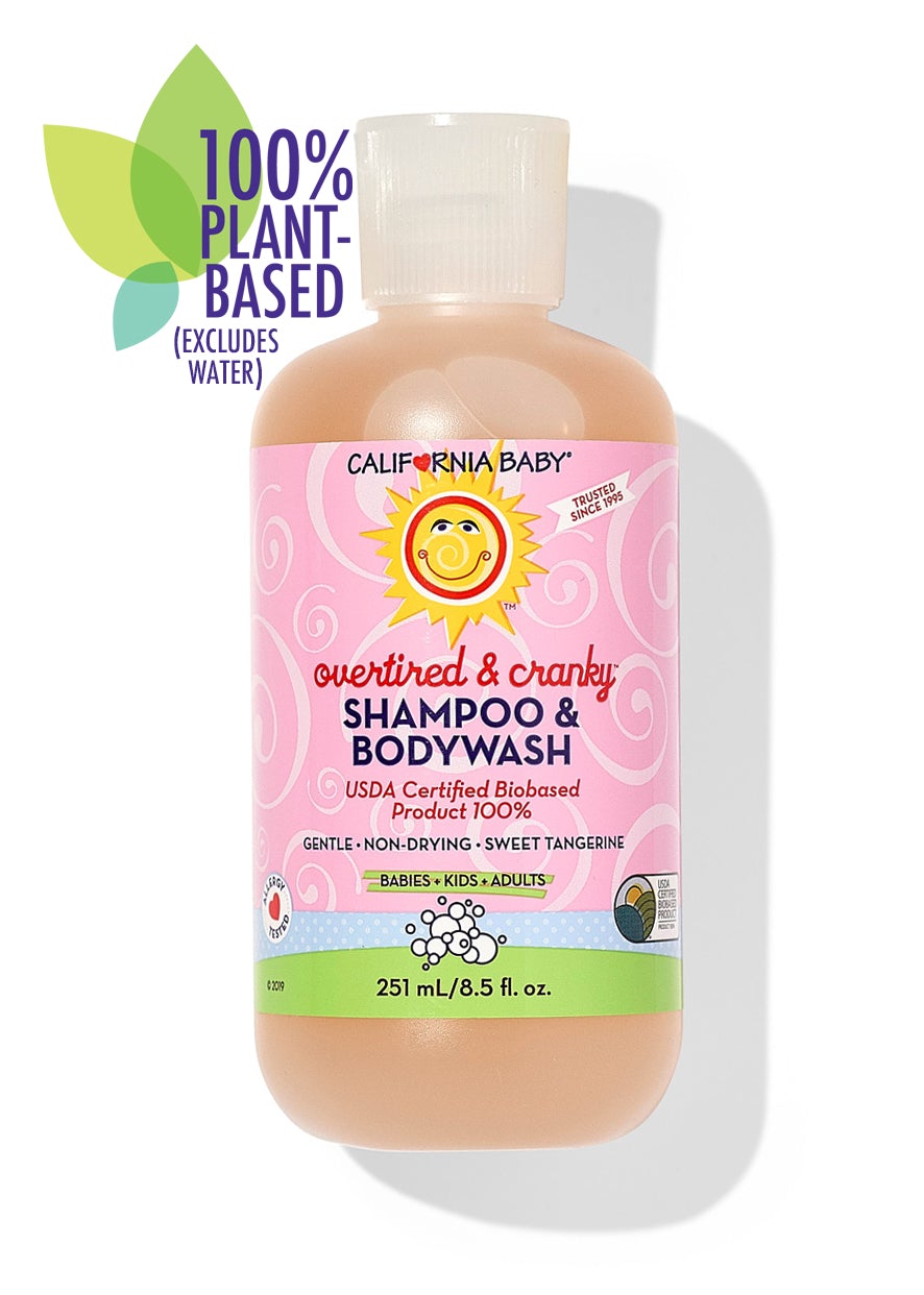 Overtired & Cranky™ Shampoo & Body Wash for Babies - Gentle 2-in-1 Cleanser for Sensitive Skin | Perfect for Bedtime & Newborn Bath Routines